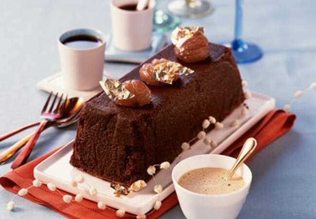 Cake marron-chocolat