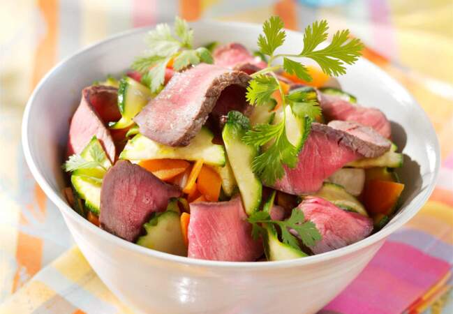 Salade de bœuf aux légumes