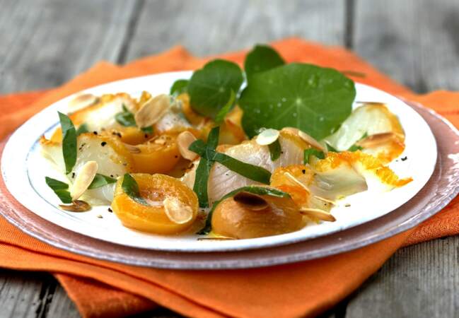 Salade de haddock aux abricots