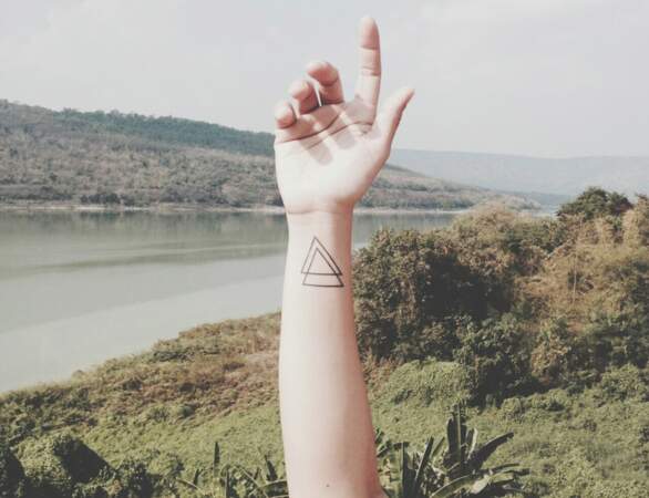Le tatouage du double triangle