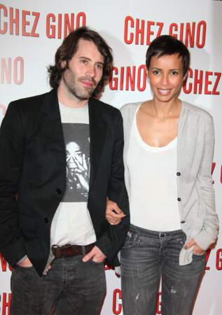 Sonia Rolland et Jalil Lespert à la première du film "Chez Gino" en 2011