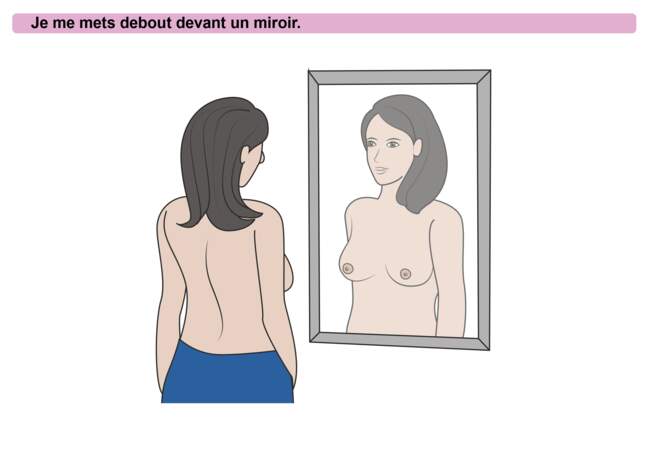 Etape 1 : mettez-vous devant un miroir