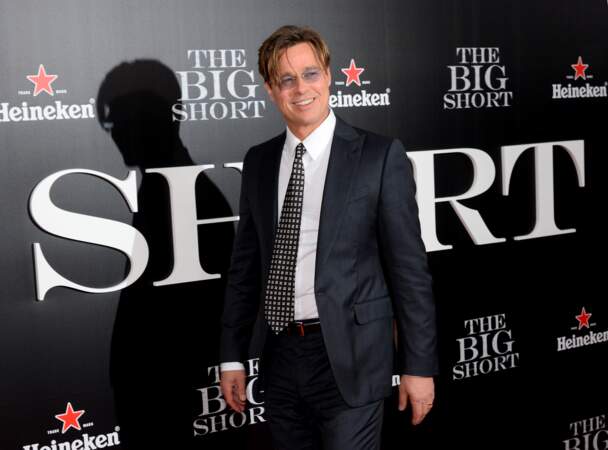 Brad Pitt à la première du film "The Big short : le casse du siècle" en 2015 à New York.