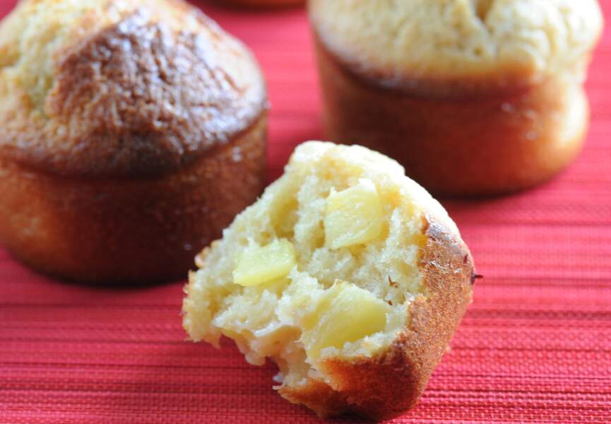 Muffins à l’ananas
