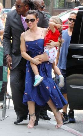 Alyssa Milano avec sa fille Elizabella Dylan Bugliari à New York en 2018