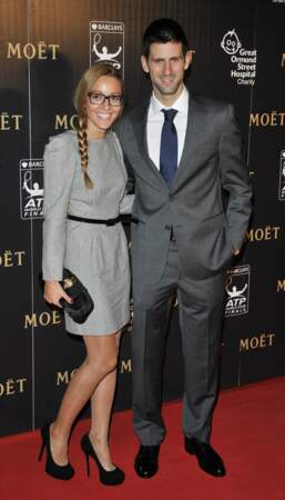 Jelena et Novak Djokovic