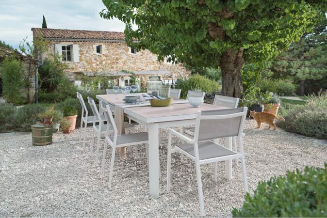 Table de jardin : botanic®, tables de jardin en aluminium, teck…