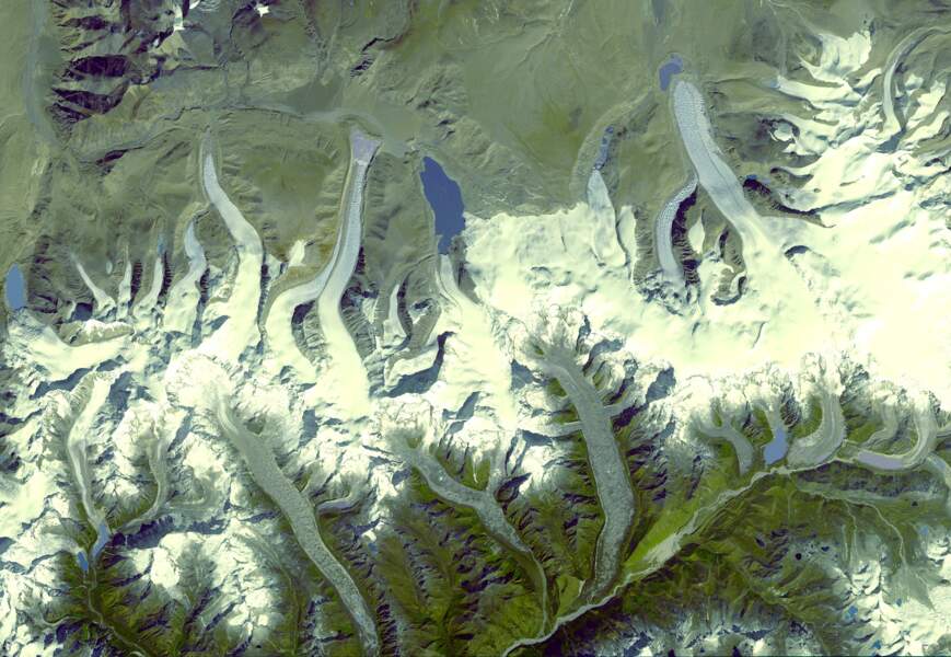 Les glaciers de l'Himalaya, au Bouthan