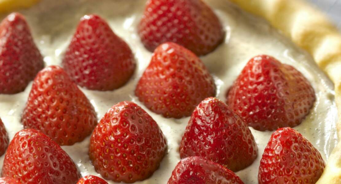 Tarte aux fraises à la crème mascarpone