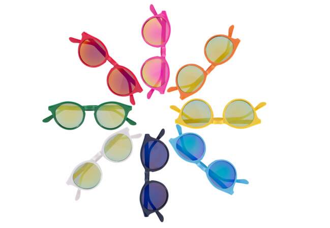 Les lunettes multicolores
