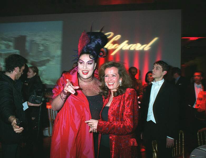 Marianne James au dîner de gala Chopard en 2001.