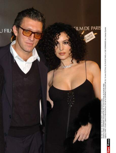 Vincent Cassel et Monica Bellucci : 2004
