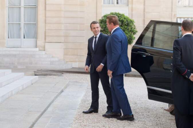 Arnold Schwarzenegger a été reçu en grande pompe par Emmanuel Macron le 23 juin dernier à l'Élysée