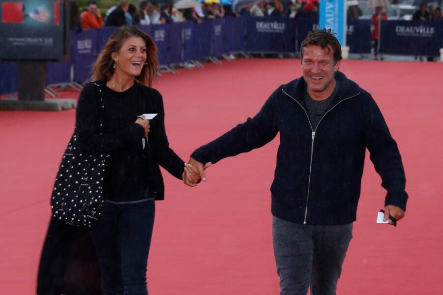 Benjamin Castaldi et son épouse Aurore Aleman : 2015