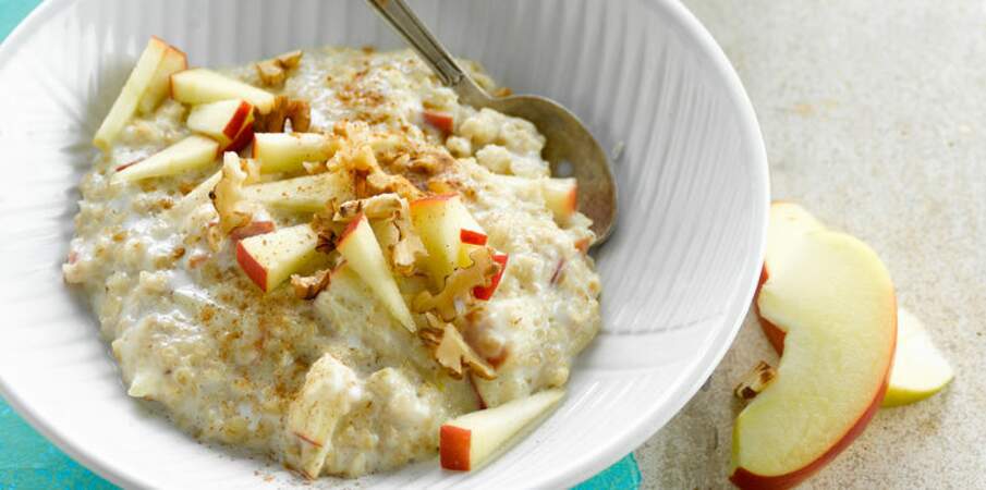 Porridge pomme-cannelle