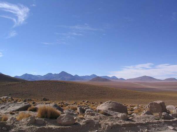 Le désert d'Atacama dans son état naturel