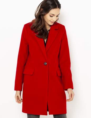 Manteau tendance : rouge