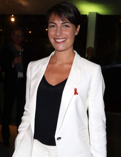 Alessandra Sublet au gala du sidaction à Paris en 2014