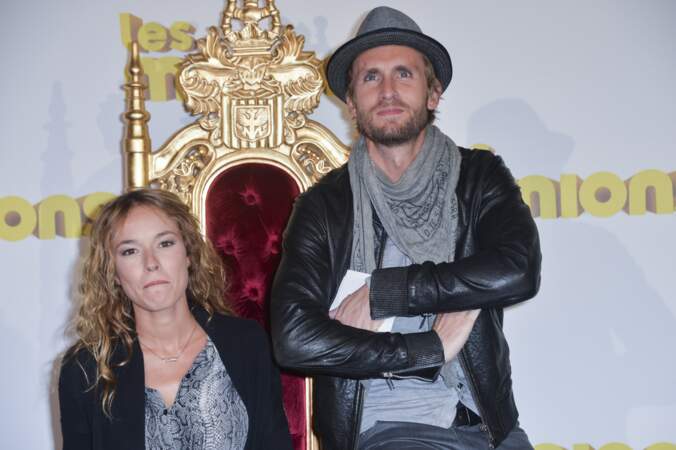 Philippe Lacheau et Elodie Fontan à l'avant-première du film "Les Minions" le 23 juin 2015.