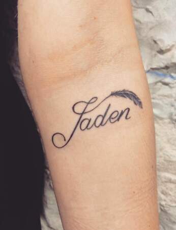 Un tatouage prénom sur l'avant-bras 