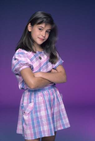Allyssa Milano a onze ans quand elle est retenue pour le casting de "Madame est servie" en 1983.
