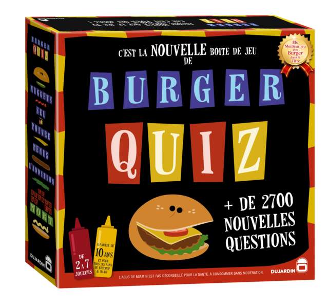 le jeu Burger Quizz de Dujardin 