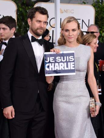 Joshua Jackson et Diane Kruger sont eux aussi Charlie...