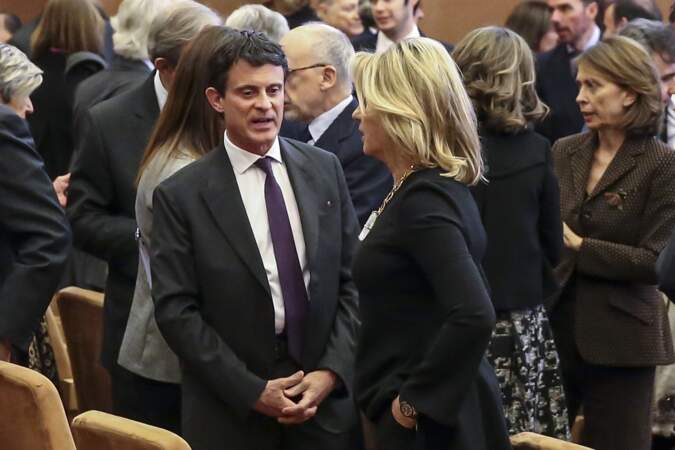 Manuel Valls et Susana Gallardo lors de la soirée des Prix du Royaume d'Espagne à Barcelone, le 25 février 2019