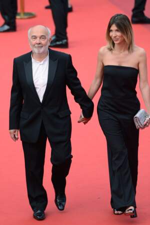 Gérard Jugnot et sa femme Patricia Campi sur le tapis rouge du Festival de Cannes