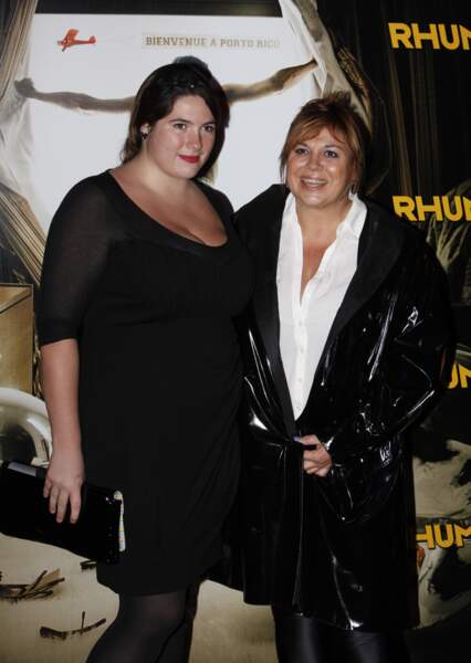 Michèle Bernier et sa fille Charlotte Gaccio à la première de "Rhum Express" en 2011.