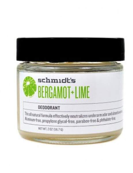 Déodorant Bergamote-Lime de Schmidt