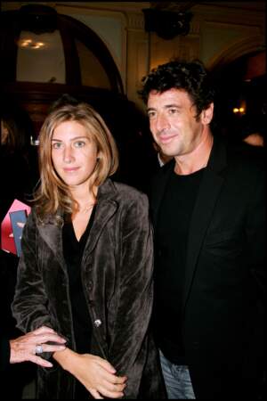 Patrick Bruel et Amanda Sthers à la générale de la pièce "Les grandes occasions" à Paris le 18 septembre 2006.