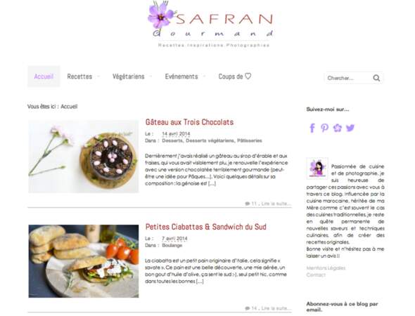 Safran gourmand