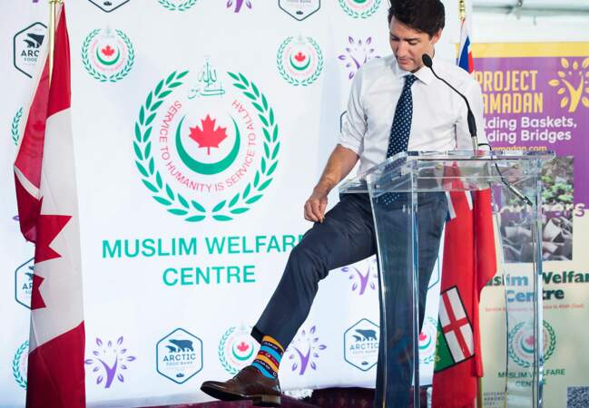 Justin Trudeau : ses chaussettes multiculturelles