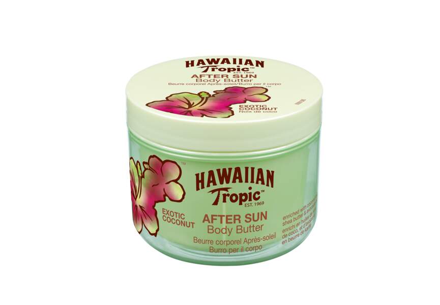 Le beurre corporel après-soleil Hawaiian Tropic