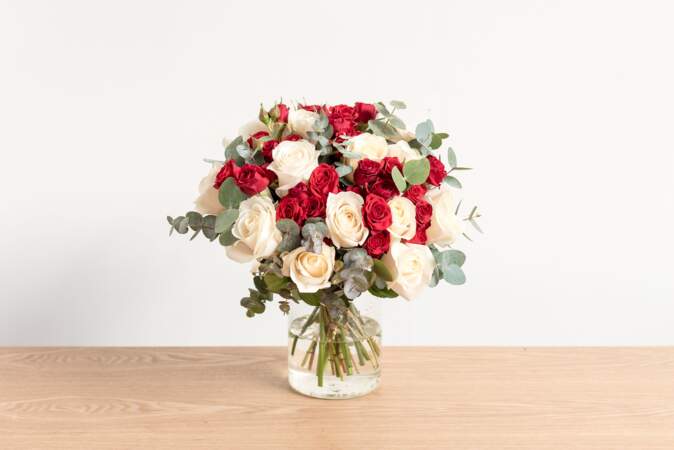 Bouquet de Saint Valentin rouge - Bergamotte