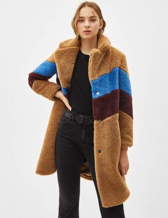 Manteau mouton online bershka