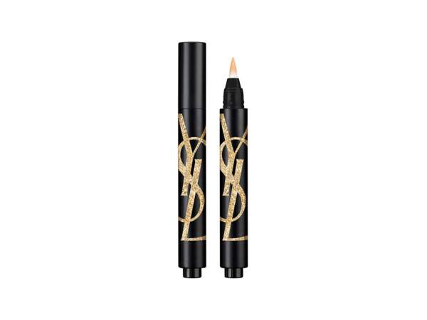 Touche Éclat Gold Attraction, Yves Saint Laurent, stylo 2,5 ml, prix indicatif : 31,30 €