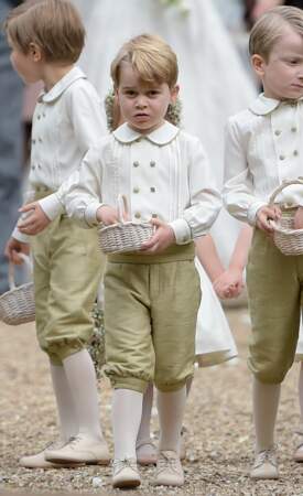 Mariage de Pippa Middleton et James Matthewd : le fils de Kate Middleton et du prince William fait la moue