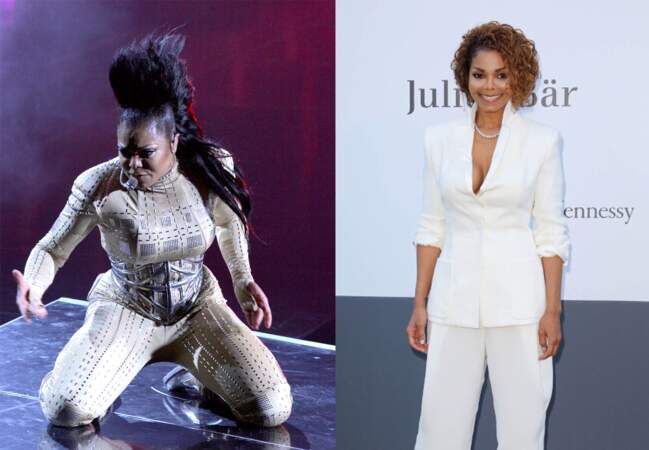 Janet Jackson avant et après son régime 