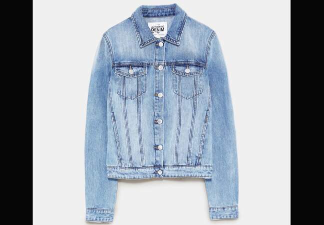 Nouveautés Zara : la veste en jean 