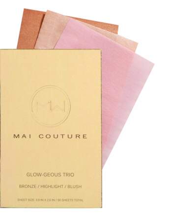 11. Glow-Geous Trio, Mai Couture : Le make-up en feuilles
