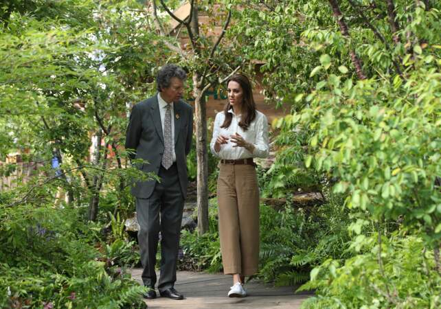 Le 19 mai, la duchesse de Cambridge a visité le RHS Chelsea Flower Show à Londres...