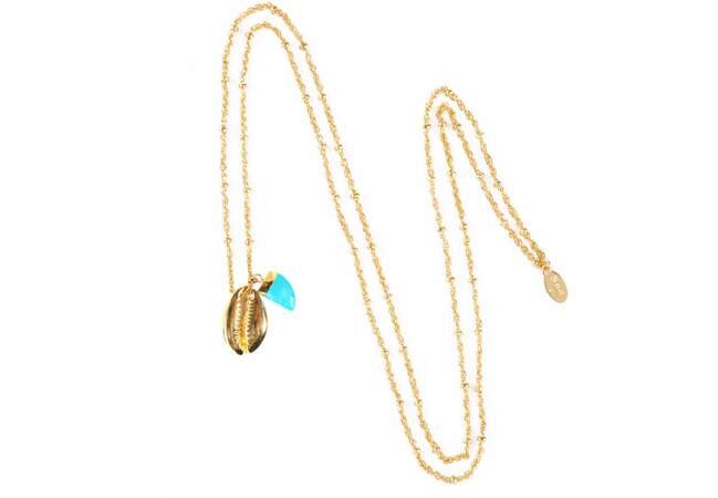 Tendance bijoux "stacking" : le collier turquoise