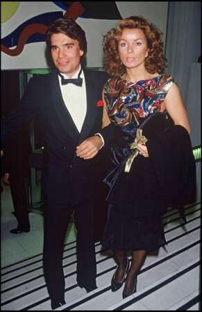 Bernard Tapie et sa femme Dominique Tapie lors d'un ballet du Bolchoï, le 29 septembre 1986.