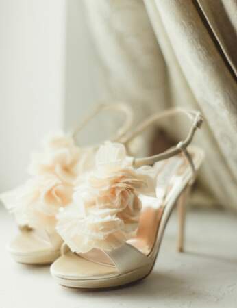 Chaussures en fleurs