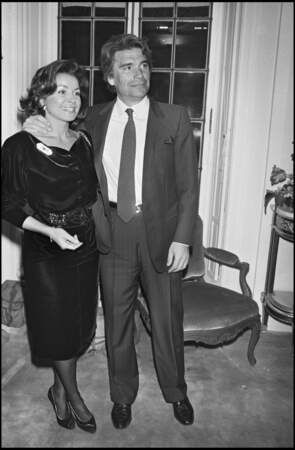 Bernard Tapie et sa femme Dominique Tapie le 7 janvier 1986.