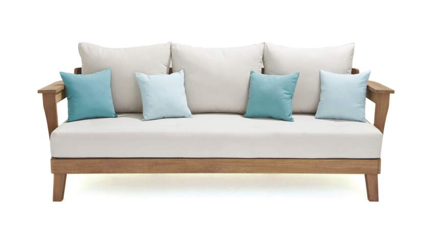 Sofa en teck certifié FSC