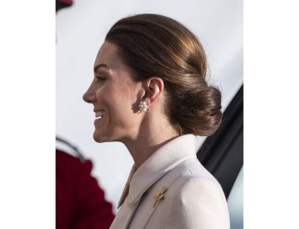 Un chignon classique à la Kate Middleton