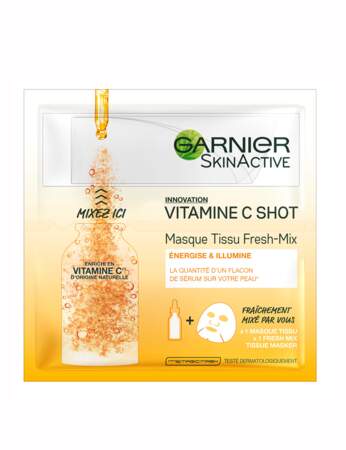 Masque tissu vitamine C shot de Garnier